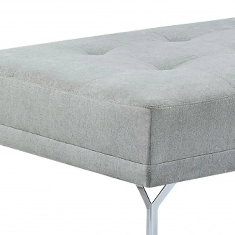 74" Gray Velvet Sofa And Toss Pillow With Black Legs - Homeroots - Flyclothing LLC