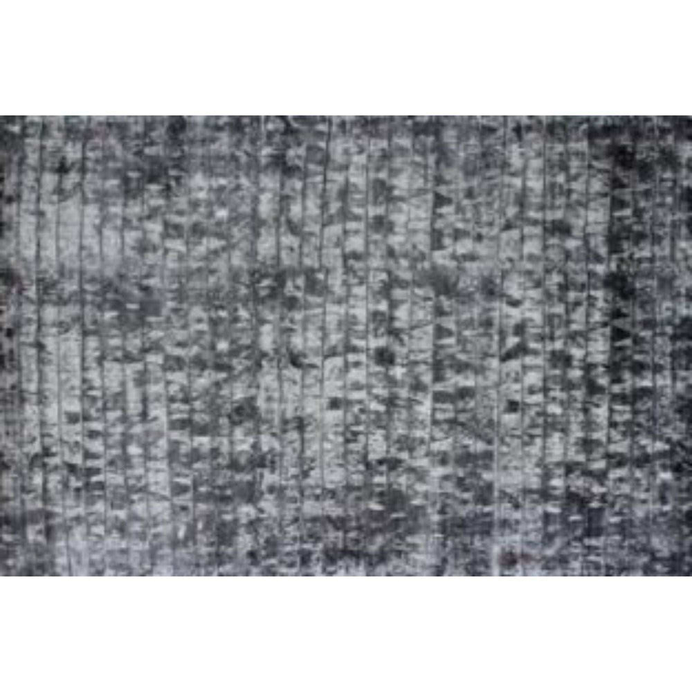 8' X 11' Silver And Charcoal Striped Hand Loomed Area Rug - Homeroots - Flyclothing LLC