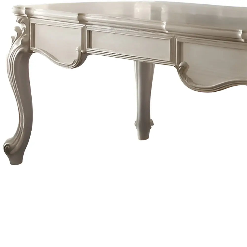 72" White Wood Executive Desk With Three Drawers - Homeroots - Flyclothing LLC