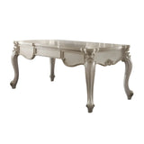 72" White Wood Executive Desk With Three Drawers - Homeroots - Flyclothing LLC