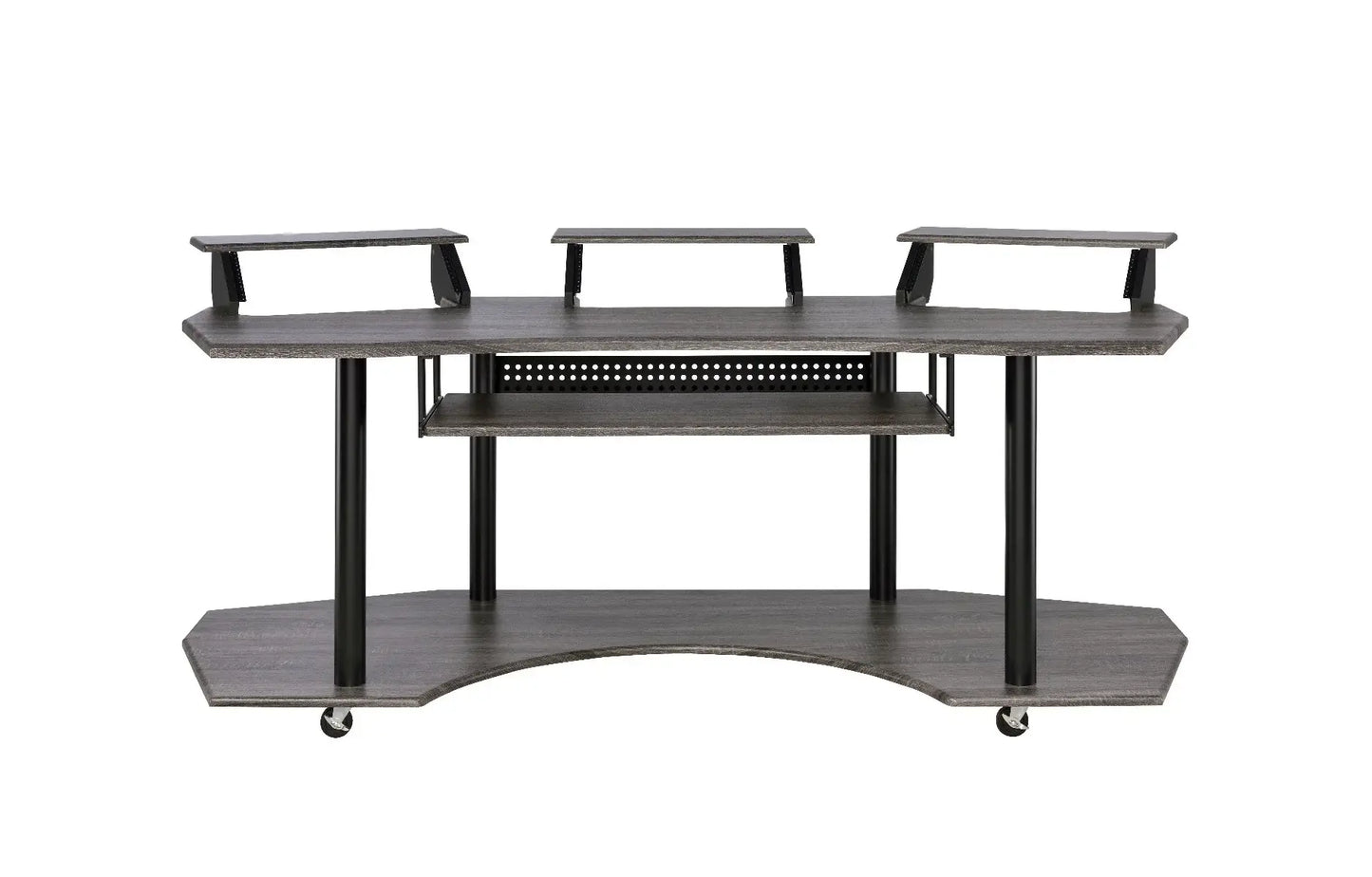 83" Black Computer Desk - Homeroots - Flyclothing LLC