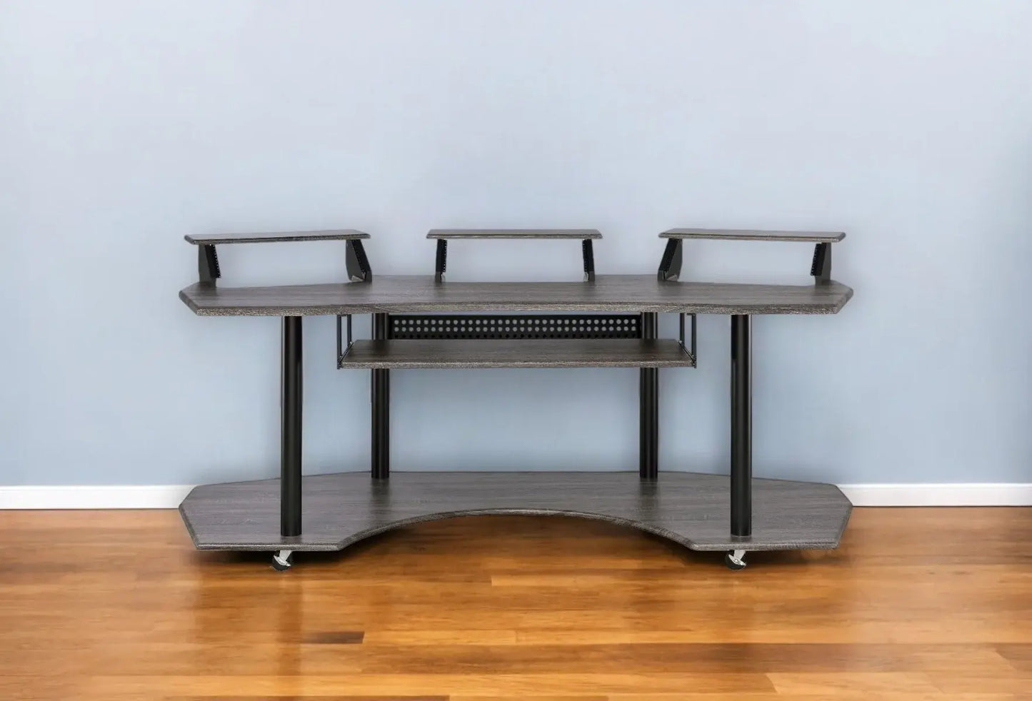 83" Black Computer Desk - Homeroots - Flyclothing LLC