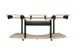 83" Natural and Black Computer Desk - Homeroots - Flyclothing LLC