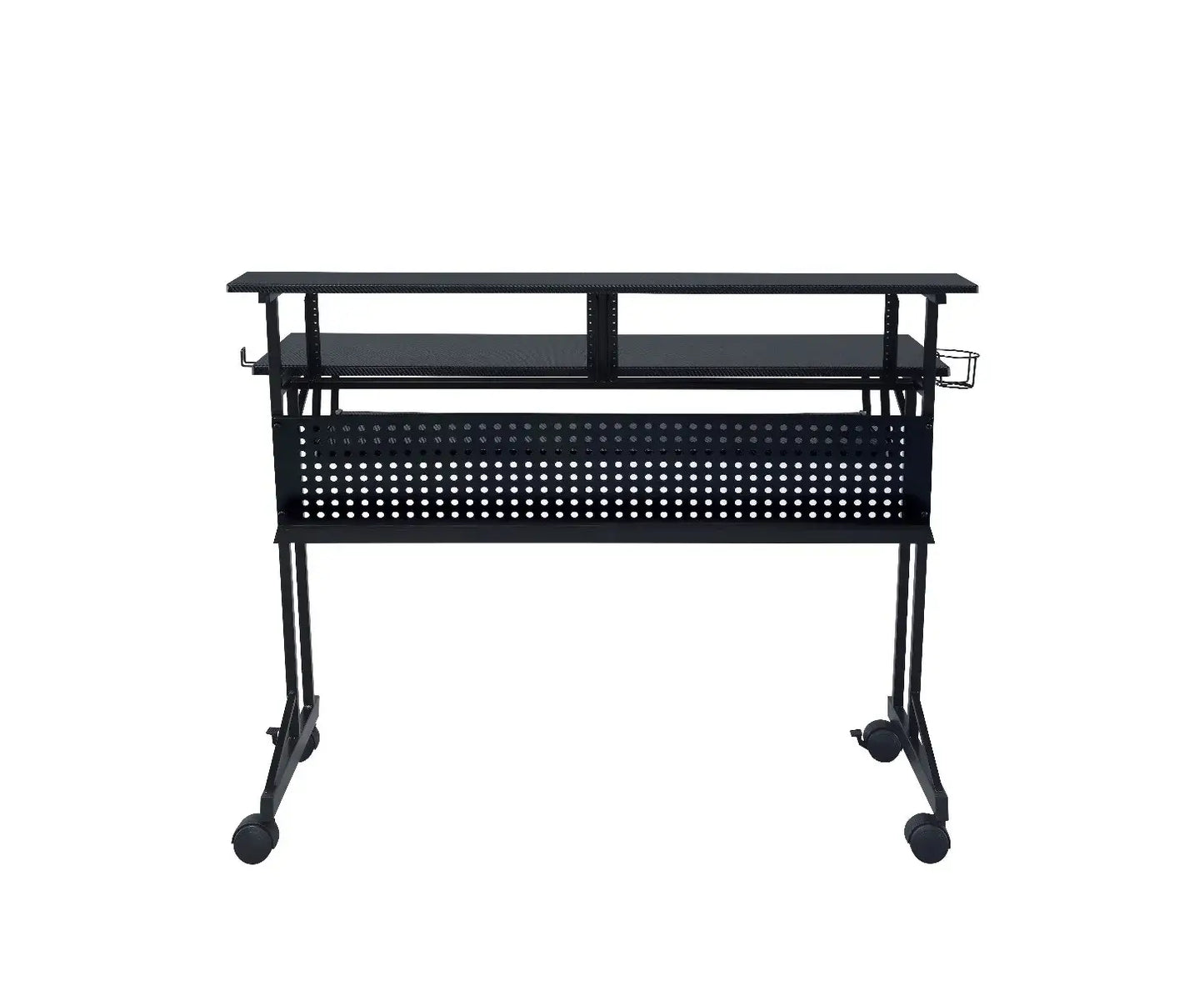 47" Black Computer Desk - Homeroots - Flyclothing LLC