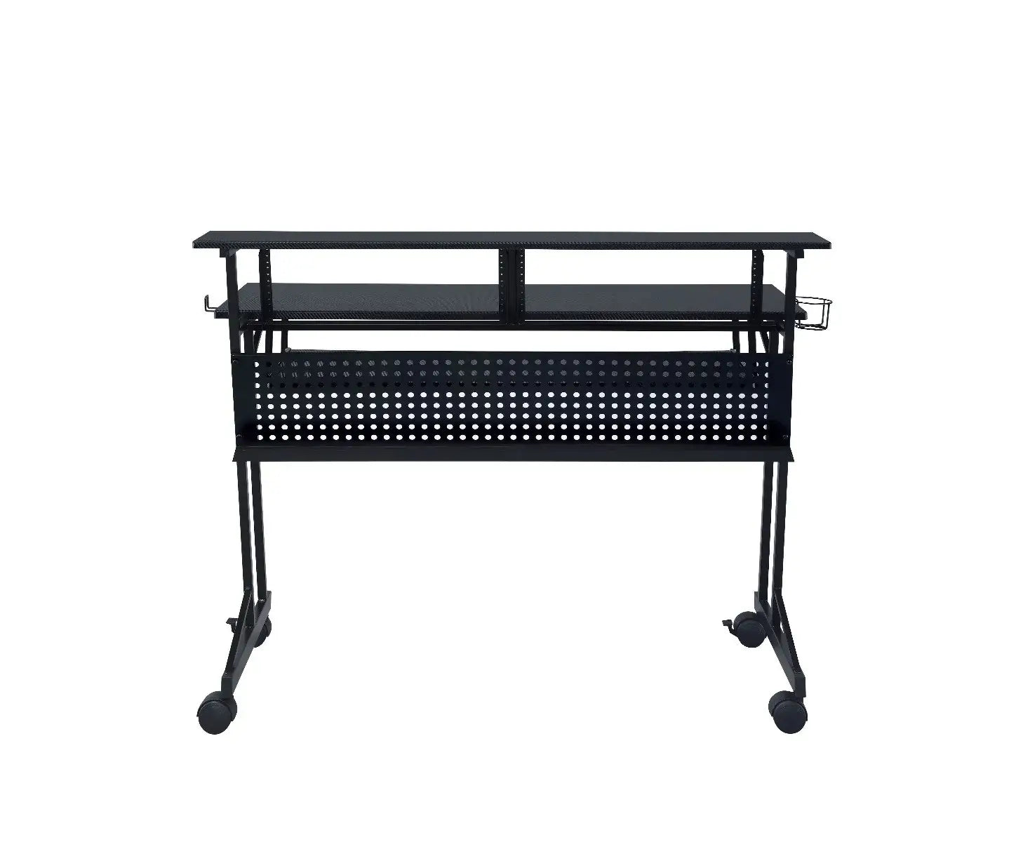 47" Black Computer Desk - Homeroots - Flyclothing LLC