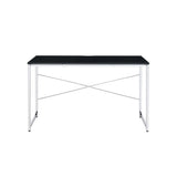 47" Black and Silver Writing Desk - Homeroots - Flyclothing LLC