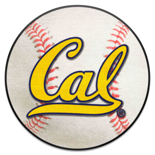 Cal Golden Bears Baseball Rug - 27in. Diameter - Cal
