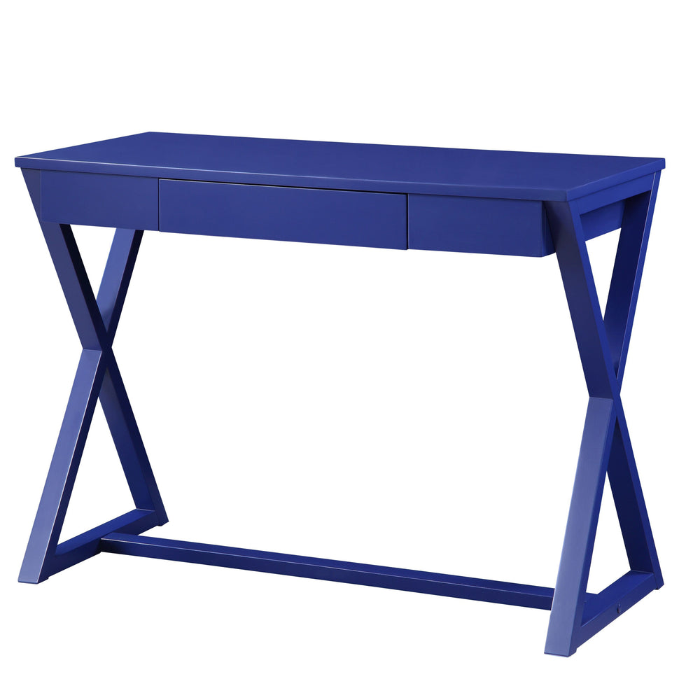 42" Blue Writing Desk - Homeroots - Flyclothing LLC