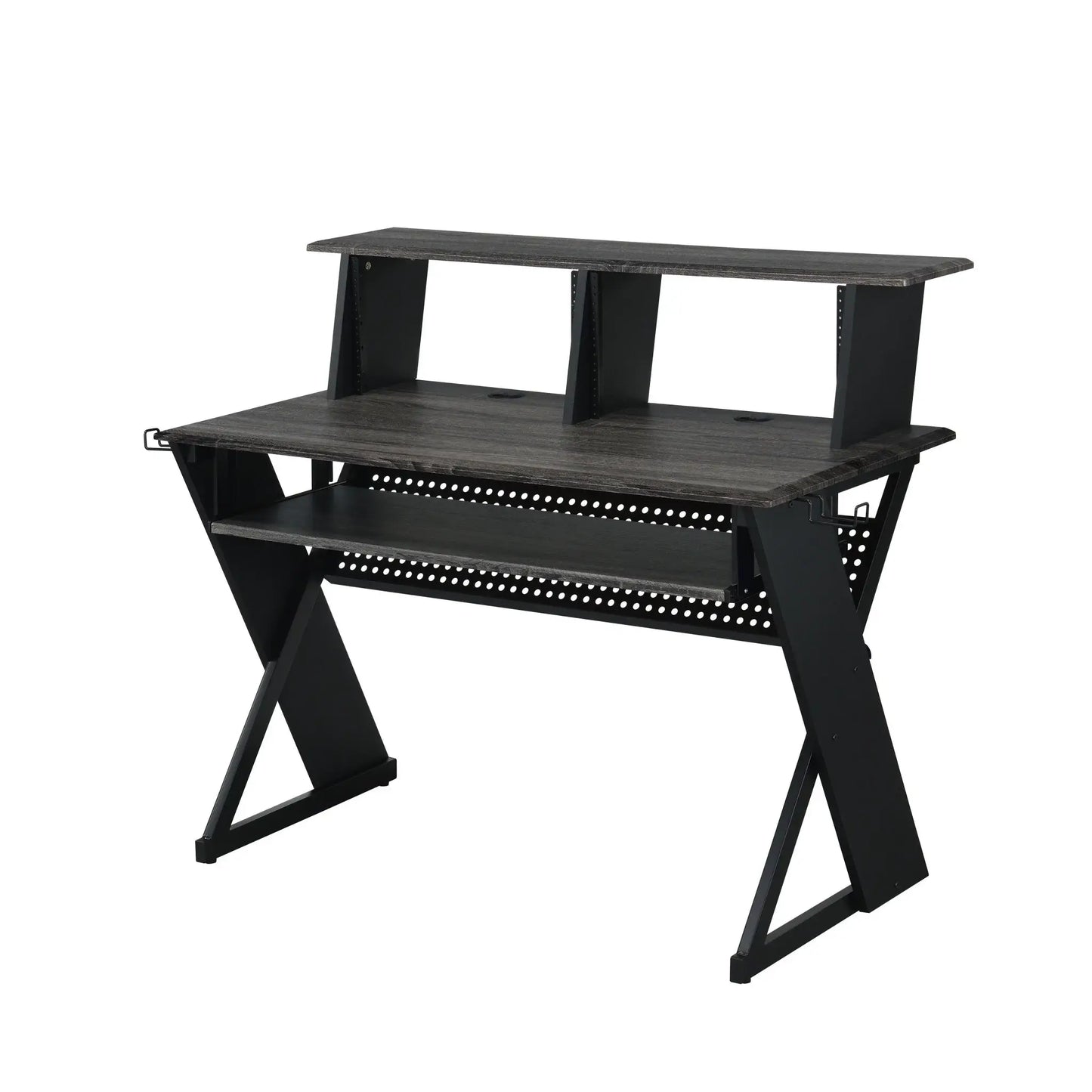 47" Black Computer Desk - Homeroots - Flyclothing LLC