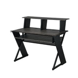 47" Black Computer Desk - Homeroots - Flyclothing LLC