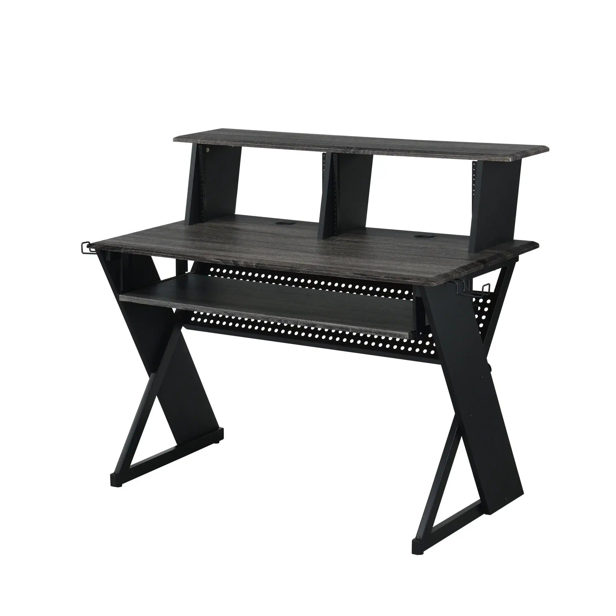 47" Black Computer Desk - Homeroots - Flyclothing LLC