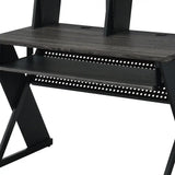 47" Black Computer Desk - Homeroots - Flyclothing LLC