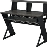 47" Black Computer Desk - Homeroots - Flyclothing LLC