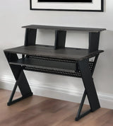 47" Black Computer Desk - Homeroots - Flyclothing LLC