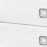 19" White Two Drawer Nightstand - Homeroots - Flyclothing LLC