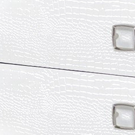 19" White Two Drawer Nightstand - Homeroots