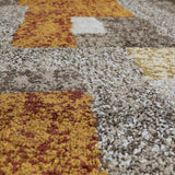 5' X 8' Grey And Brown Geometric Area Rug - Homeroots - Flyclothing LLC