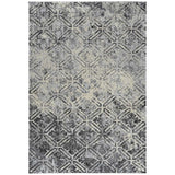 3' X 5' Grey Diamond Area Rug - Homeroots - Flyclothing LLC