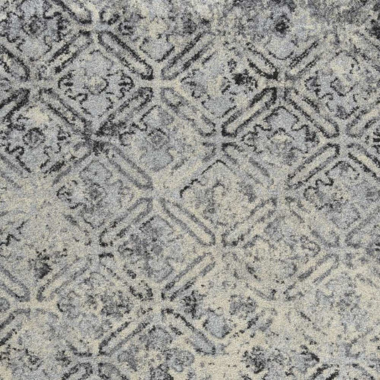8' X 11' Grey Diamond Area Rug - Homeroots - Flyclothing LLC