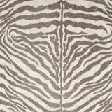 8' X 10' Mocha and Cream Zebra Print Shag Handmade Non Skid Area Rug - Homeroots - Flyclothing LLC