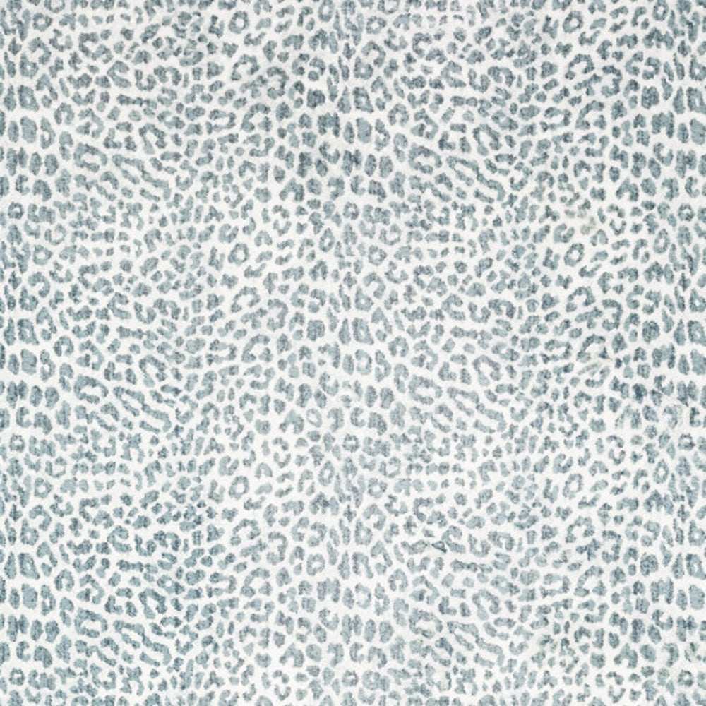 8' X 10' Grey Leopard Print Shag Handmade Non Skid Area Rug - Homeroots - Flyclothing LLC