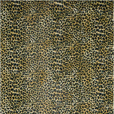 2' X 8' Black and Gold Leopard Print Shag Handmade Non Skid Runner Rug - Homeroots - Flyclothing LLC