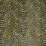 8' X 8' Black and Gold Round Leopard Print Shag Handmade Non Skid Area Rug - Homeroots - Flyclothing LLC