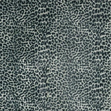 8' X 8' Black and Gray Leopard Round Shag Handmade Non Skid Area Rug - Homeroots - Flyclothing LLC