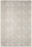 5' X 8' Beige and Cream Leopard Print Shag Handmade Non Skid Area Rug - Homeroots - Flyclothing LLC