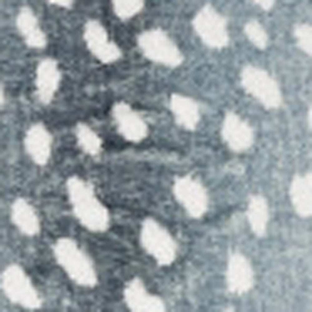 3' X 5' Grey Gazelle Print Shag Handmade Non Skid Area Rug - Homeroots - Flyclothing LLC