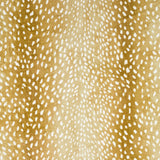 2' X 8' Gold Gazelle Print Shag Handmade Non Skid Runner Rug