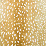 8' X 8' Gold Round Gazelle Print Shag Handmade Non Skid Area Rug - Homeroots - Flyclothing LLC