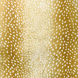 8' X 8' Gold Round Gazelle Print Shag Handmade Non Skid Area Rug - Homeroots - Flyclothing LLC