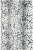 3' X 5' Black Gazelle Print Shag Handmade Non Skid Area Rug - Homeroots - Flyclothing LLC