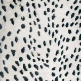 8' X 8' Black Round Gazelle Print Shag Handmade Non Skid Area Rug - Homeroots - Flyclothing LLC
