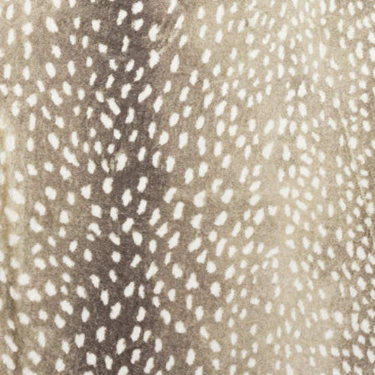 8' X 10' Beige Gazelle Print Shag Handmade Non Skid Area Rug - Homeroots - Flyclothing LLC