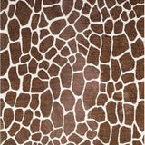 5' X 8' Brown Animal Print Shag Non Skid Area Rug - Homeroots - Flyclothing LLC