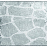 2' X 3' Gray and Ivory Animal Print Handmade Non Skid Area Rug - Homeroots