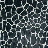 8' X 10' Black and White Croc Print Shag Handmade Non Skid Area Rug - Homeroots - Flyclothing LLC