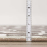 2' X 3' Beige Giraffe Print Shag Handmade Non Skid Area Rug - Homeroots - Flyclothing LLC