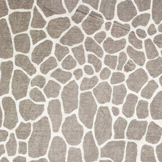 2' X 3' Beige Giraffe Print Shag Handmade Non Skid Area Rug - Homeroots - Flyclothing LLC
