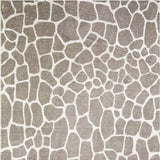 8' X 10' Beige Giraffe Print Shag Handmade Non Skid Area Rug - Homeroots - Flyclothing LLC