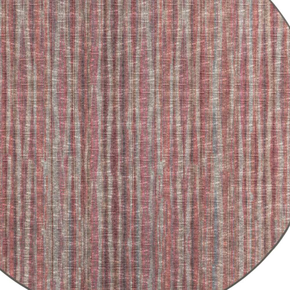 10' Pink Round Ombre Tufted Handmade Area Rug - Homeroots - Flyclothing LLC