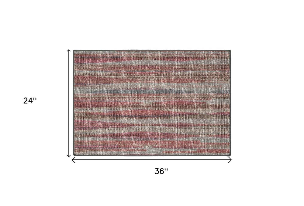 2' X 3' Pink Ombre Tufted Handmade Area Rug - Homeroots - Flyclothing LLC