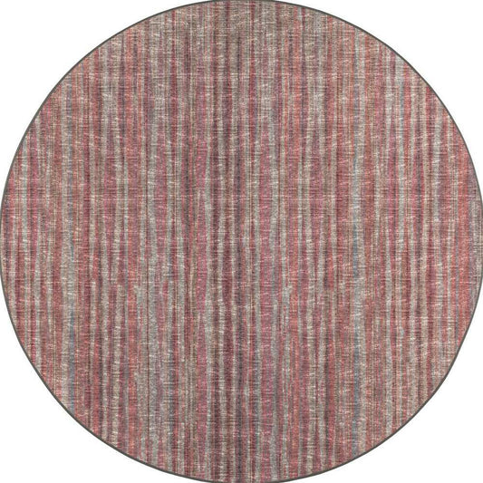 8' X 8' Pink Round Ombre Tufted Handmade Area Rug - Homeroots - Flyclothing LLC