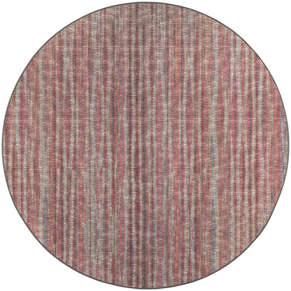 8' X 8' Pink Round Ombre Tufted Handmade Area Rug - Homeroots - Flyclothing LLC