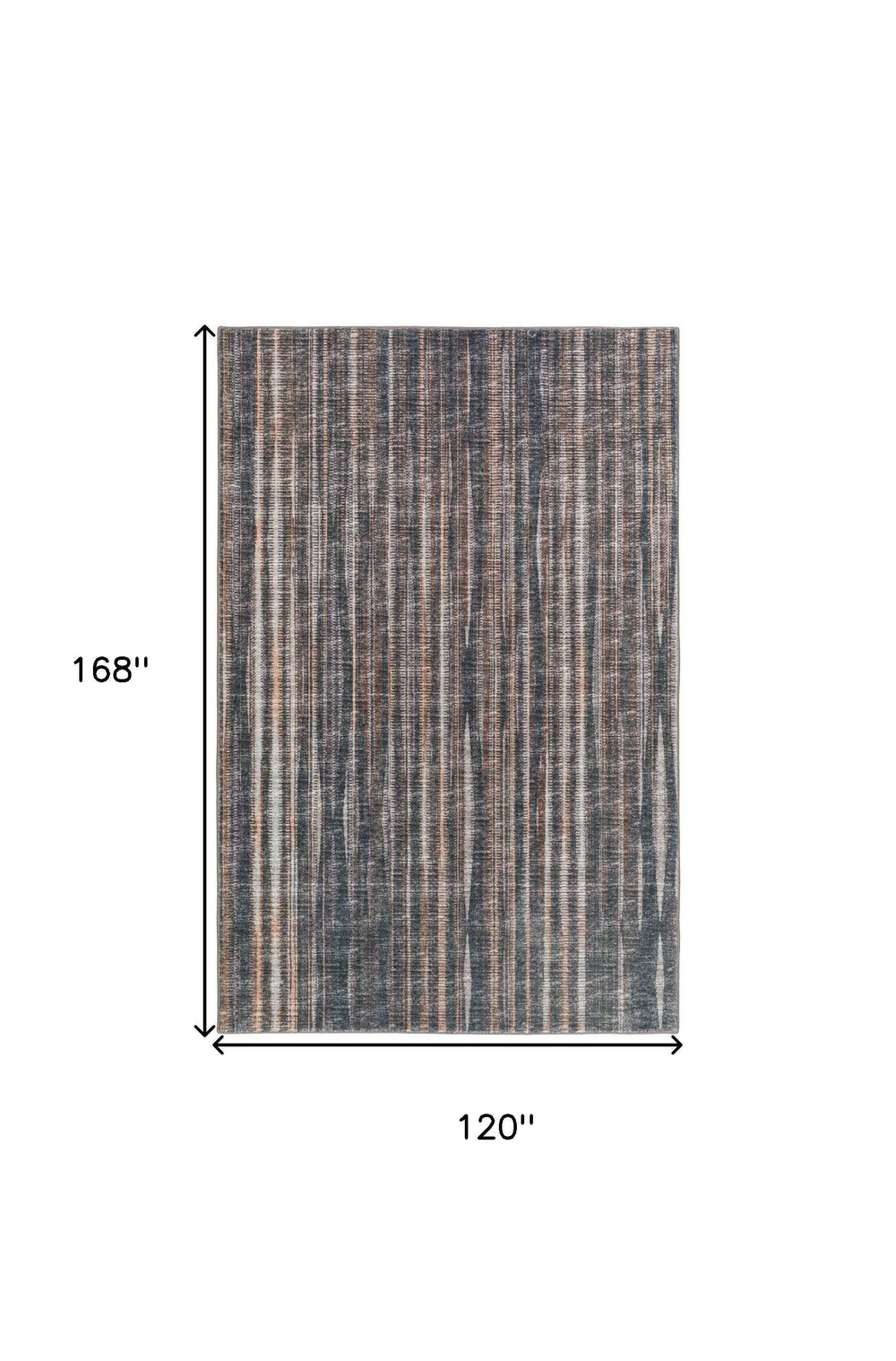 10' X 14' Brown Ombre Tufted Handmade Area Rug - Homeroots - Flyclothing LLC
