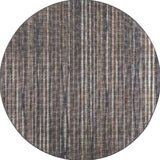 4' Brown Round Ombre Tufted Handmade Area Rug - Homeroots - Flyclothing LLC