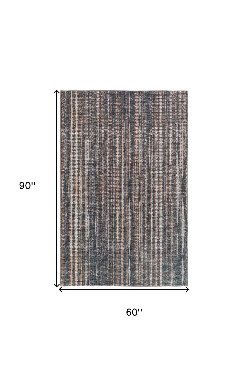 5' X 8' Brown Ombre Tufted Handmade Area Rug - Homeroots - Flyclothing LLC