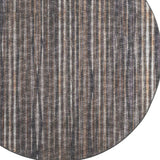 8' X 8' Brown Round Ombre Tufted Handmade Area Rug - Homeroots - Flyclothing LLC